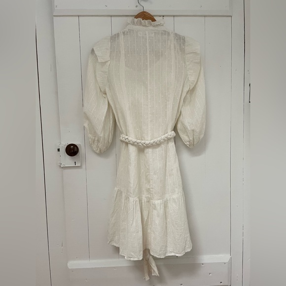 Apiece Apart Rafaela Mini Dress, Cream - size 0 - Picture 4 of 7